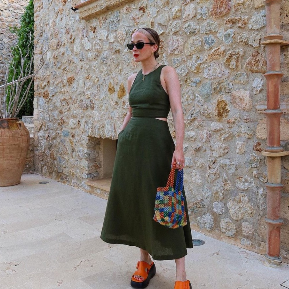 Anthropologie UK Audrey Midi Dress NWT